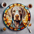 Weimaraner Glass Suncatcher Worktop Saver